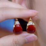 argola vinho cravejada de festa ddd