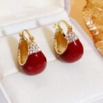 argola vinho cravejada de festa dssd