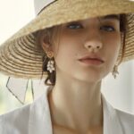 brinco de perolas cheio cascata de perolas de festa cfffffc