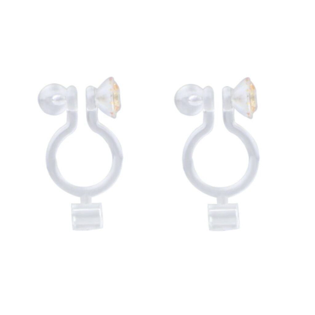 conversor de brinco de pressao transparente de resina ff