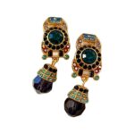 brinco de pressao azul de festa medieval cd