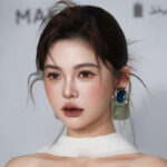 maxi brinco de pressao azul e prata grande moderno de metal maxi brinco tseestd (1)