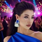 maxi brinco de pressao azul e prata grande moderno de metal maxi brinco tseestd ss(1)