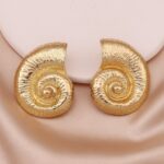 maxi brinco dourado de caraco dd