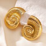 maxi brinco dourado de caraco ddf