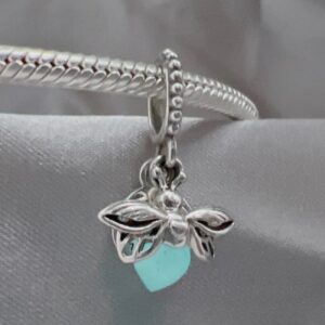 Pingente de Vagalume Neon em Prata S925