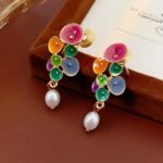 brinco de pressao colorido esmaltado gostasd detinta