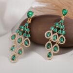 brinco de pressao verde esmeralda de festa grande ggfgfg