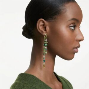 Brinco Verde Esmeralda de Festa Longo